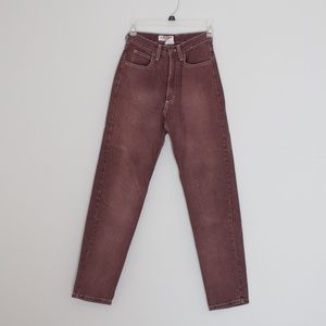 Vintage 80's GUESS Jeans Brown RARE XS-S